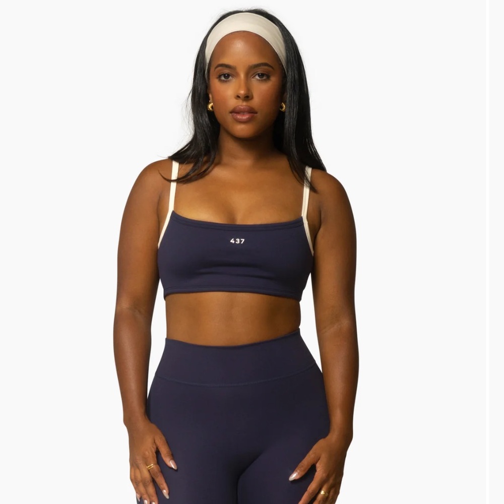 Micro Bra Navy Creme - 437 Active